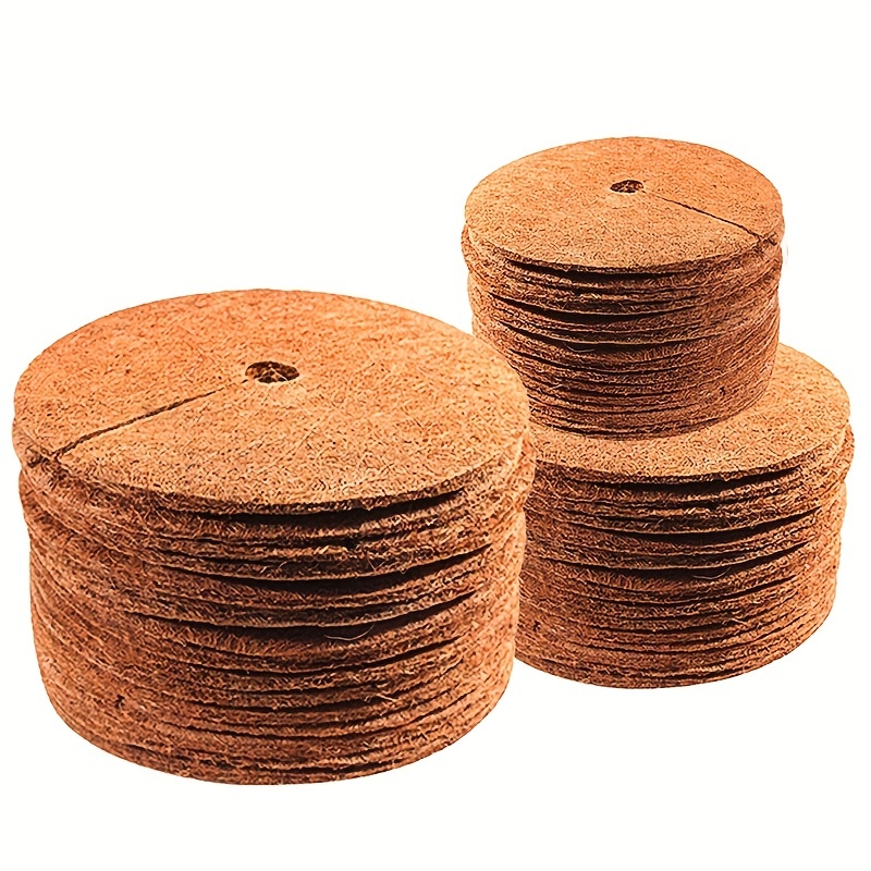 Coco Coir Mulch Ring Mat Coir Mulch Discs Coconut Fiber Tree - Temu