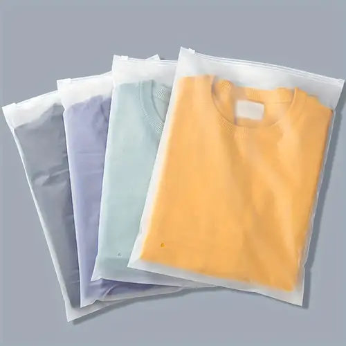 CLEAR POLY BAGS Large Small Plastic Packaging Open Flat Packing T-Shirt  Apparel