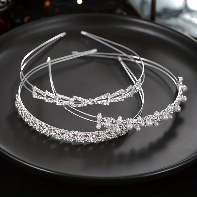 Sparkling Rhinestone Headband for Party Performance - Girls Gift