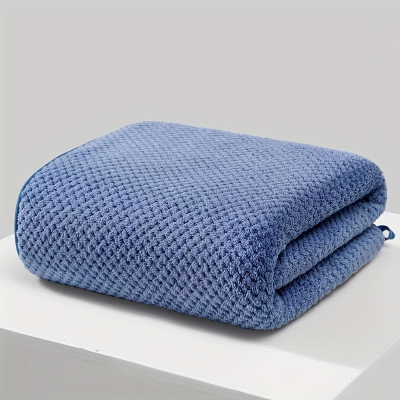 Bath Sheet Solid Color Oversized Bath Towel Soft Skin - Temu