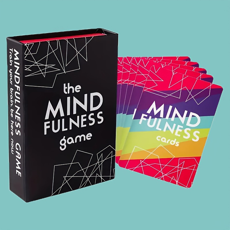 

1set The Mindfulness Therapy Game, Social Skills Game, Brainstorm Game Cards For Adults, Gaming Gift