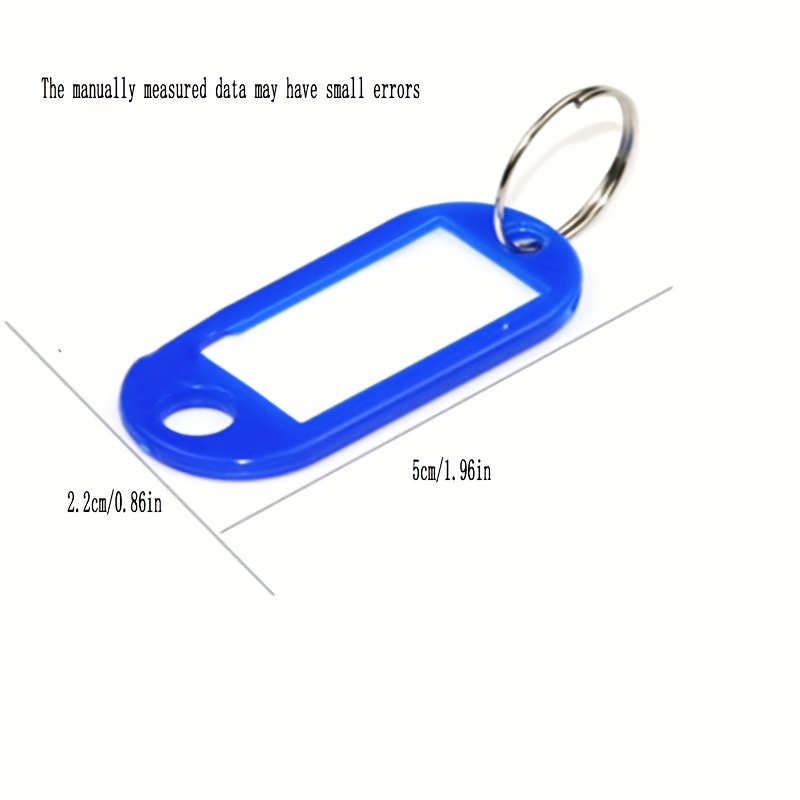 Colored Plastic Key Chain Tag Luggage Tag Key Accessories - Temu