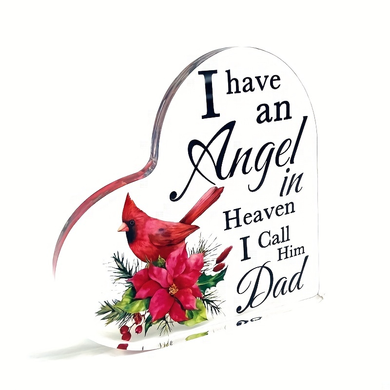 Red Memorial Cardinal Gift Sympathy Bereavement Gift Dad/mom - Temu