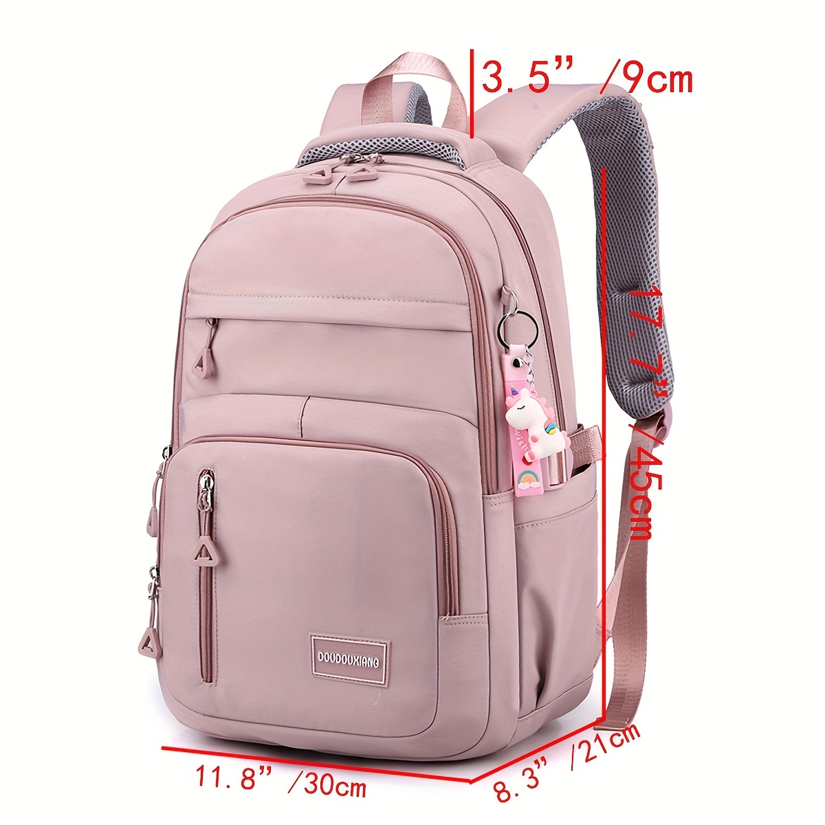 Versatile Casual Ladies Backpack Lightweight Waterproof Student School Bag Large Capacity Computer Backpack