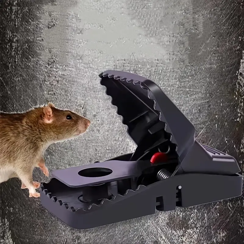 8 Pcs Mouse Trap. Reusable Rat Trap With Powerful Spring And
