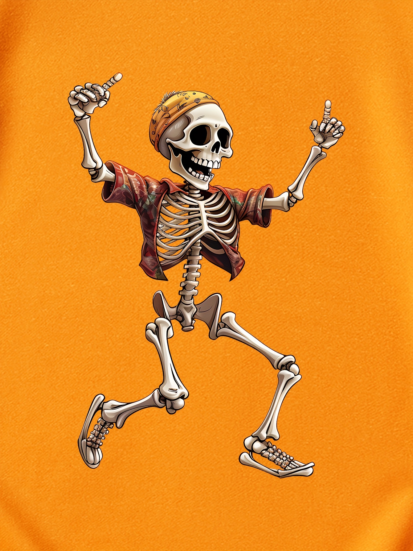 halloween skeleton pattern