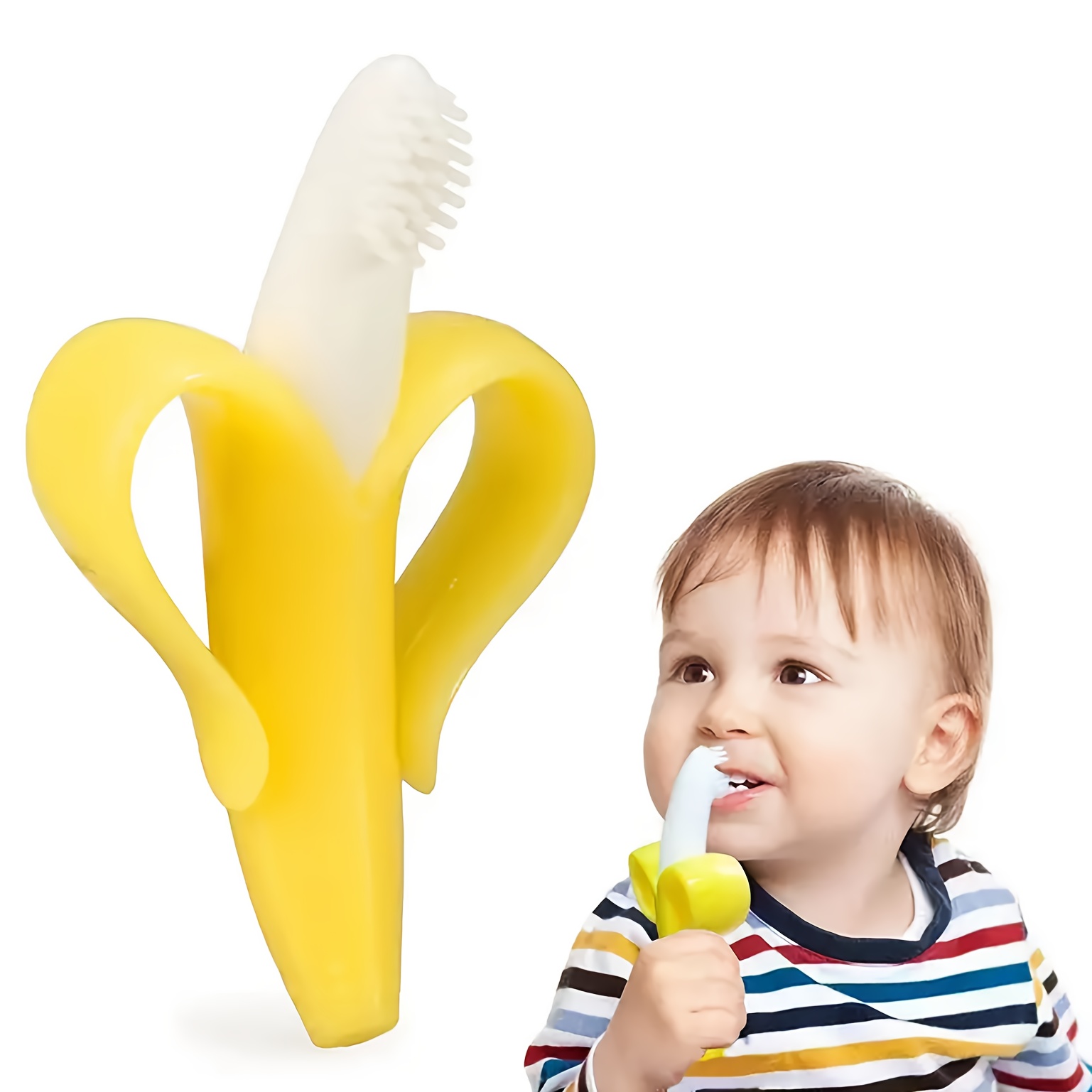 2 mitaines de dentition pour bébé, jouet de dentition de mitaine, sécurité  de qualité alimentaire (sans bpa), gant de dentition lavable et durable  (bleu