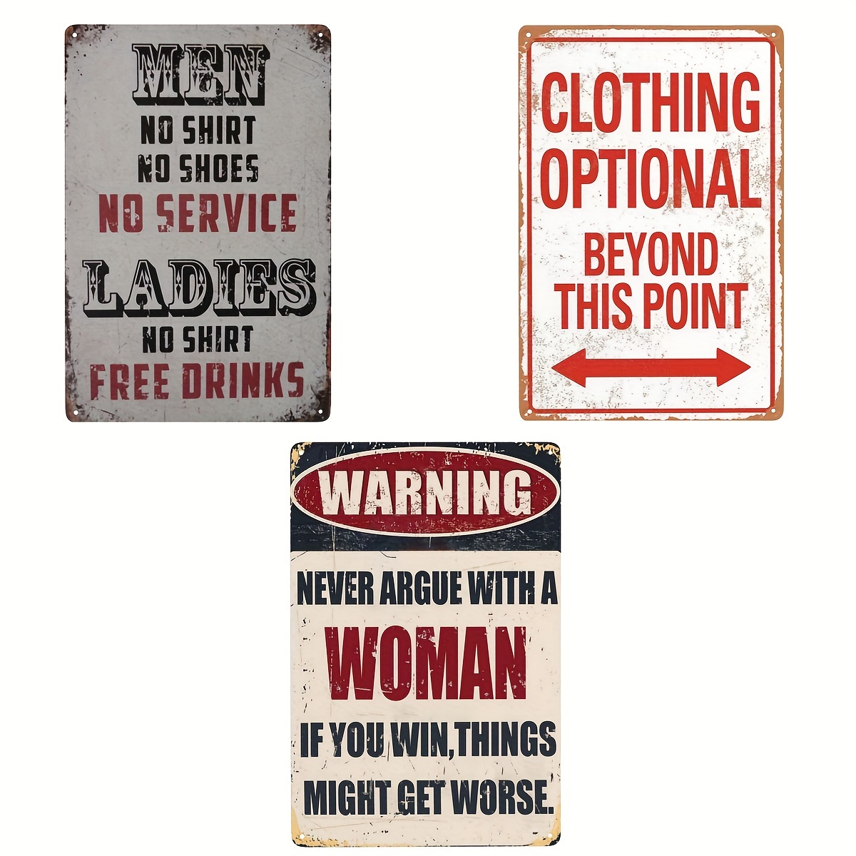 Man Cave Signs Garage Decor Men Tin Signs Forget Dog Beware - Temu