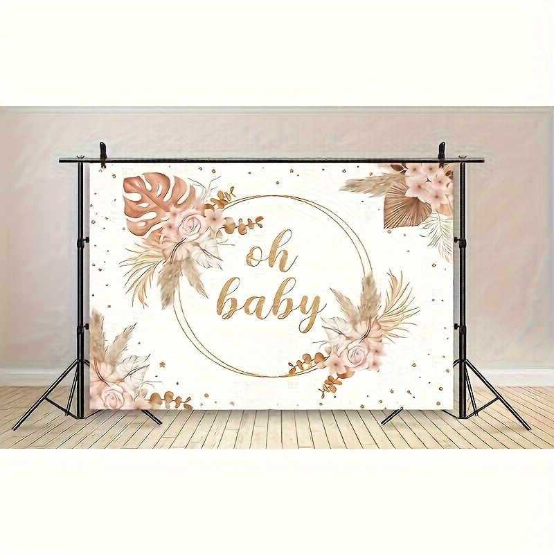 Blush Floral Girl Baby Shower Decorations