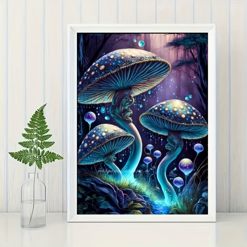 5D Diamond Painting Mushrooms Kits For Adults Round Full Kits DIY Snail  Diamond Art Kits Moon Night Diamond Painting By Number Kits Starry Sky Gem  Art