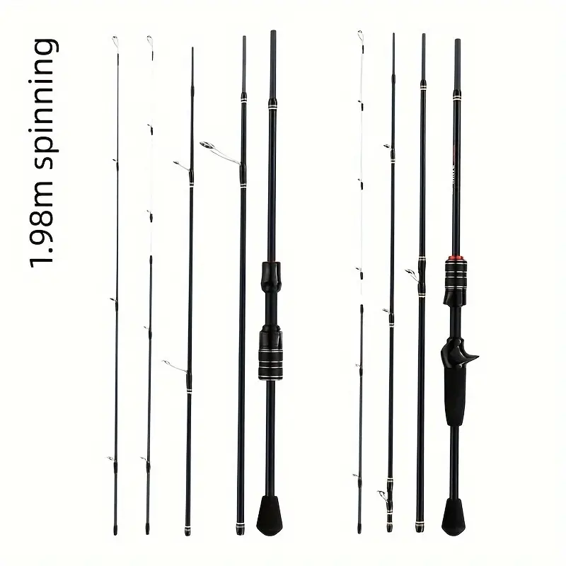 Portable Lure Fishing Rod Ultralight High Carbon - Temu