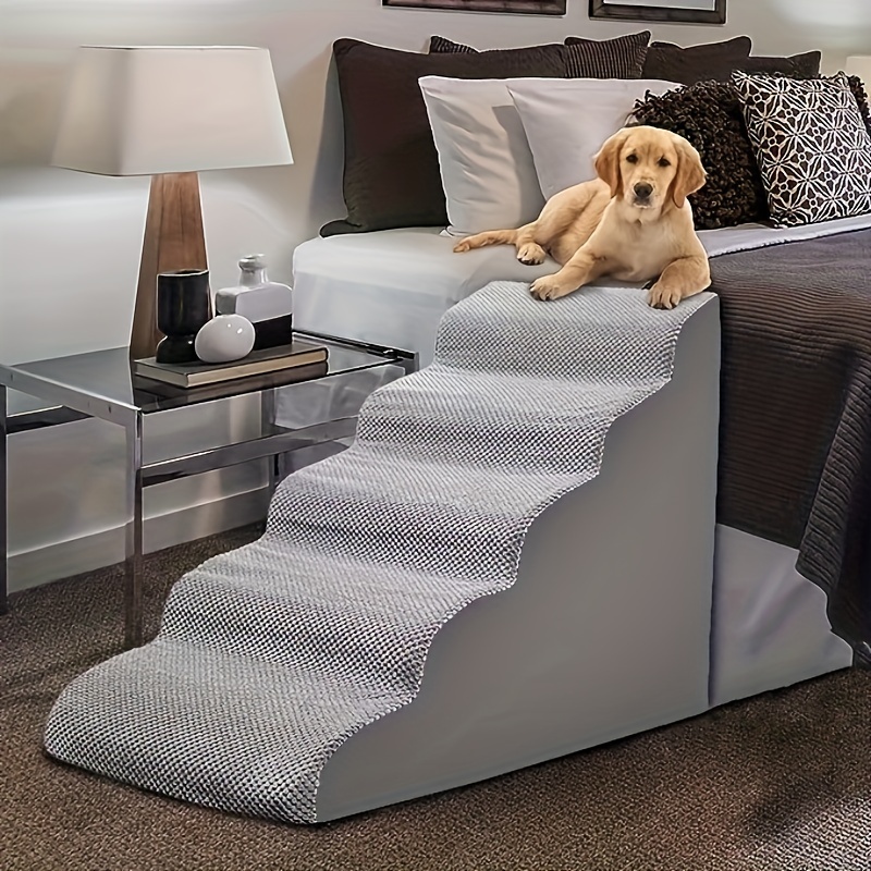 Rampa para perros, rampa portátil para mascotas para automóvil, cama, sofá,  SUV, escaleras para perros para camas altas, rampa de escaleras para