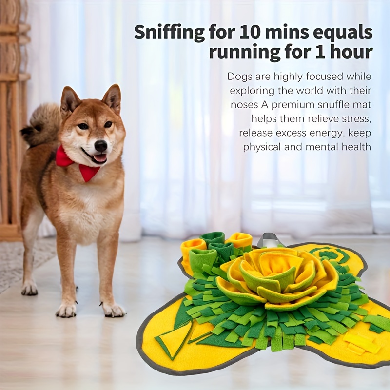 Dog Snuffle Mat Menu Shape Pet Slow Feeding Pad Pet Sniffing - Temu