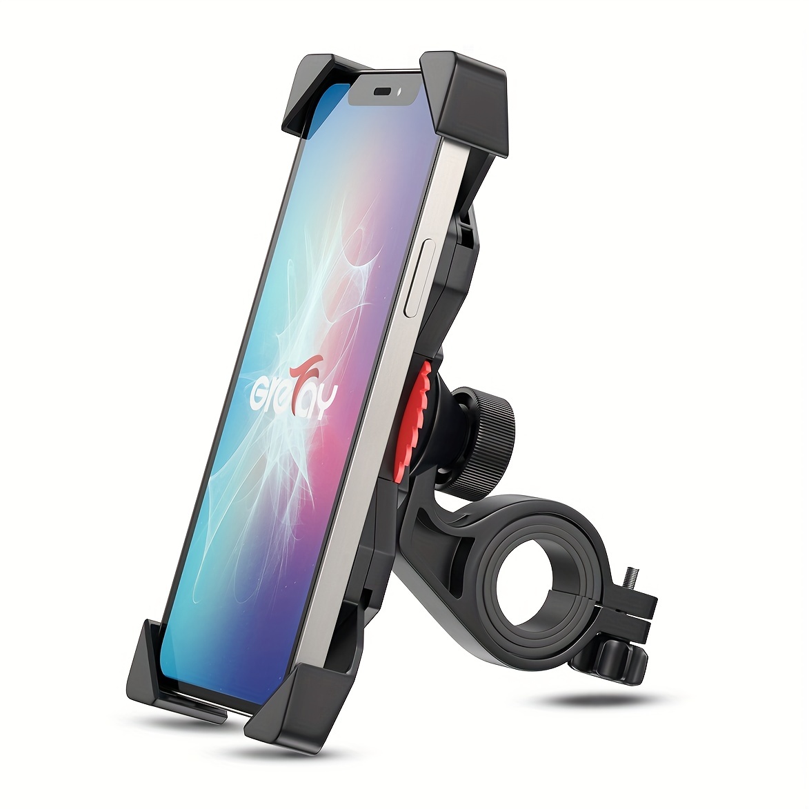 360 Rotatable Bike Phone Mount Holder Silicone Bicycle Motorcycle Handlebar  for iPhone 14, 13 Pro Max, iPhone 13 