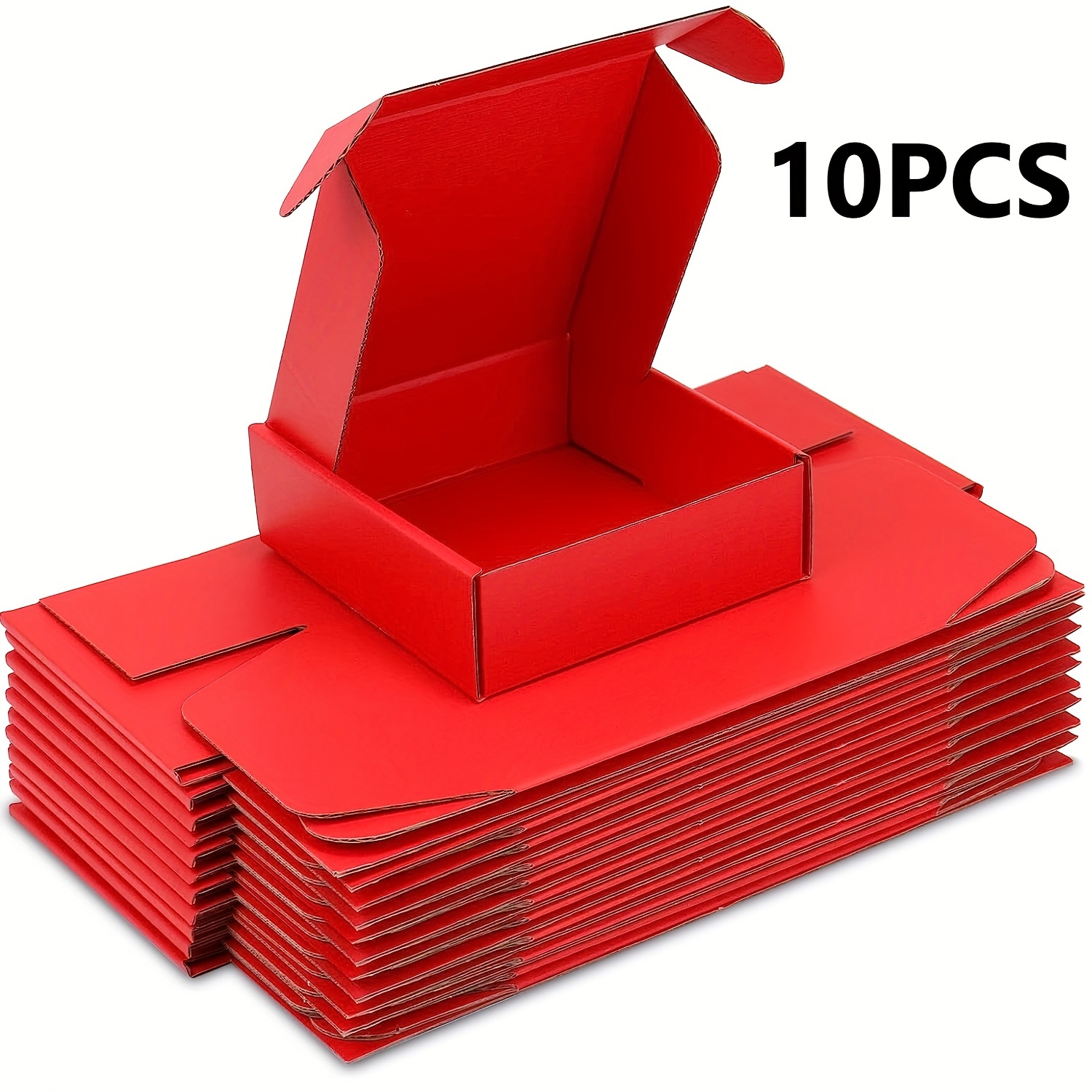 10pcs Boîte De Papier De Carte Blanche Contractée Emballage - Temu Belgium