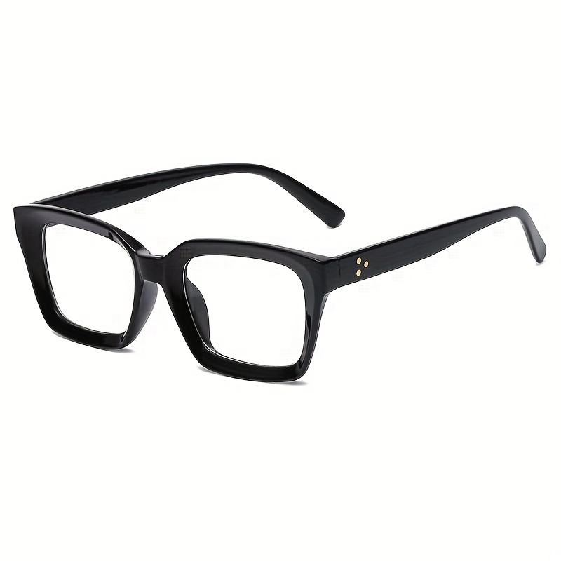 Men's Square Frame Flat Mirror Rice Nail
