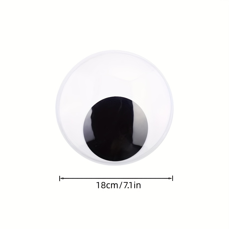 Giant Wiggle Googly Eyes With Self Adhesive Large Black - Temu