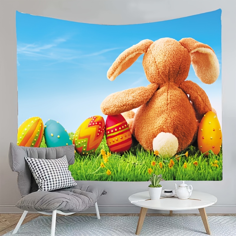 1pc Easter Tapestry 3d High Definition Digital Printing Home ...