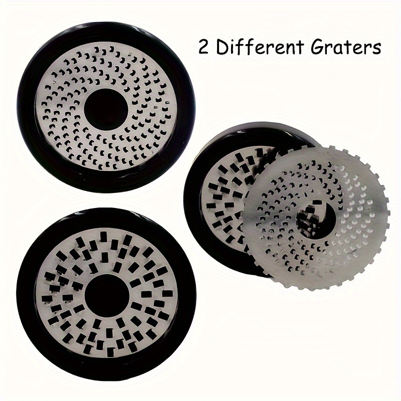 Geedel 3 Interchangeable Blades Rotary Cheese Grater