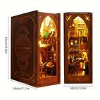 diy small house hand assembled bookshelf model bookcase 3d puzzle model decoration can be placed on the bookshelf
