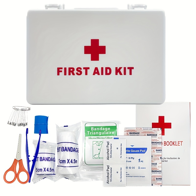 First Aid Kit Wound Care Accessories Emergency Supplies For - Temu