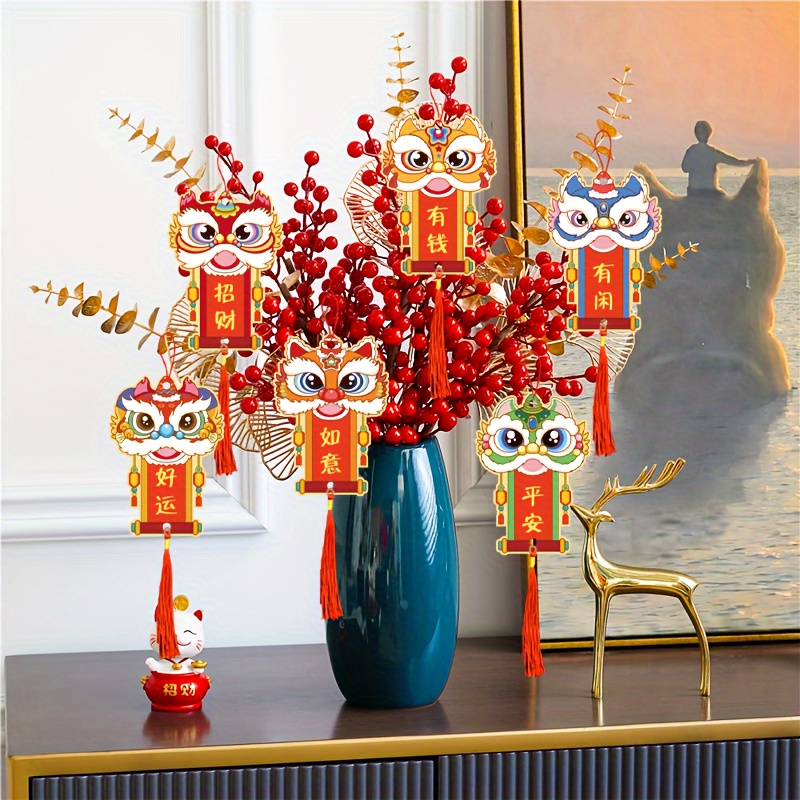  Sumind 30 Pieces Happy Chinese New Year 2024 Hanging