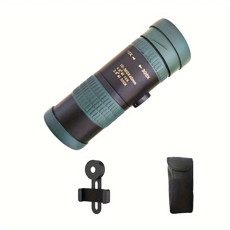 HD Monocular Telescopic Smartphone Adapter Tripod High Power Clear View
