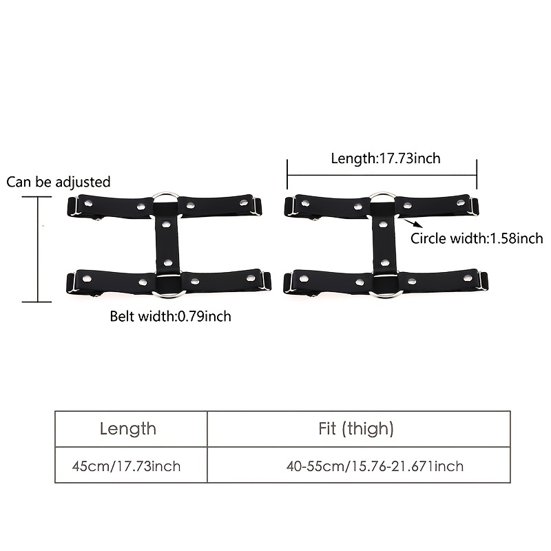 Y2K Style Double Layer Leg Rings