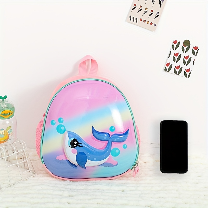 Kids Dolphin Backpack Large Capacity Lightweight School Bag