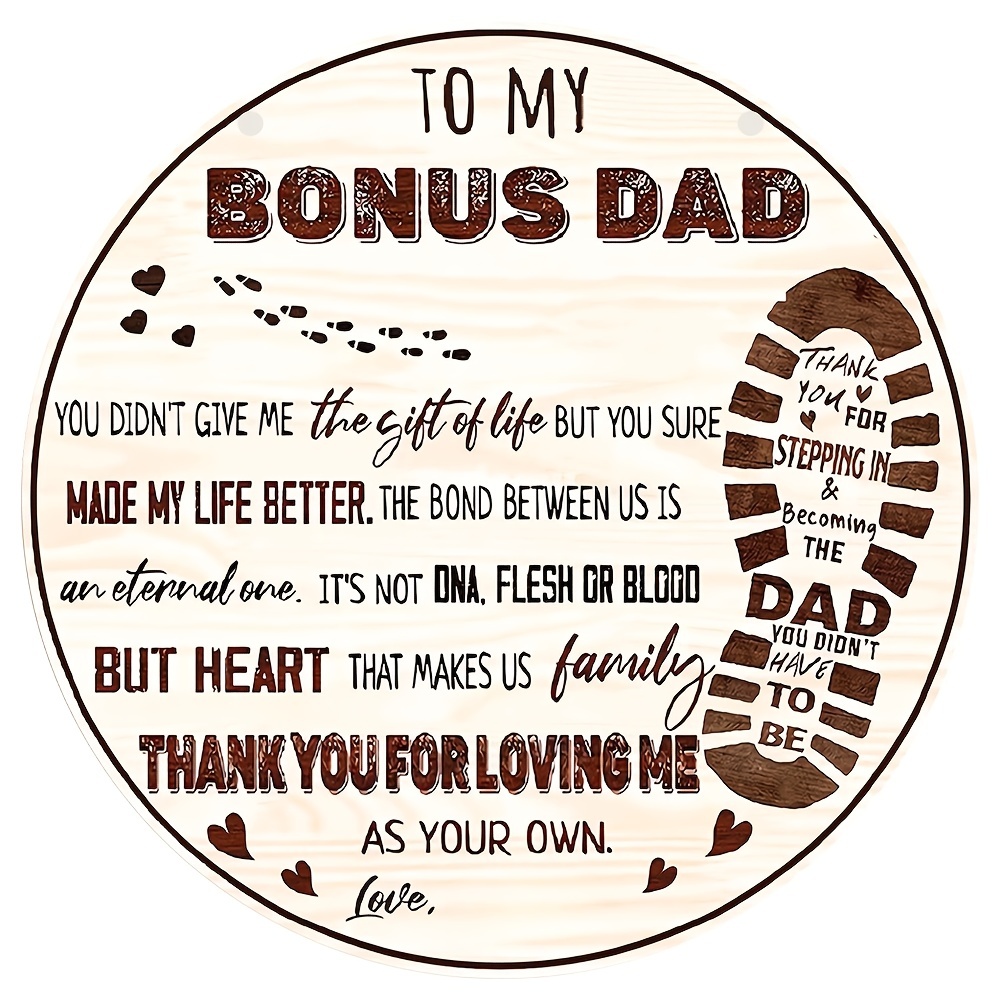 Dad Gift, Wood Fathers Day Gift, Dad Birthday Gift, Dad Fathers