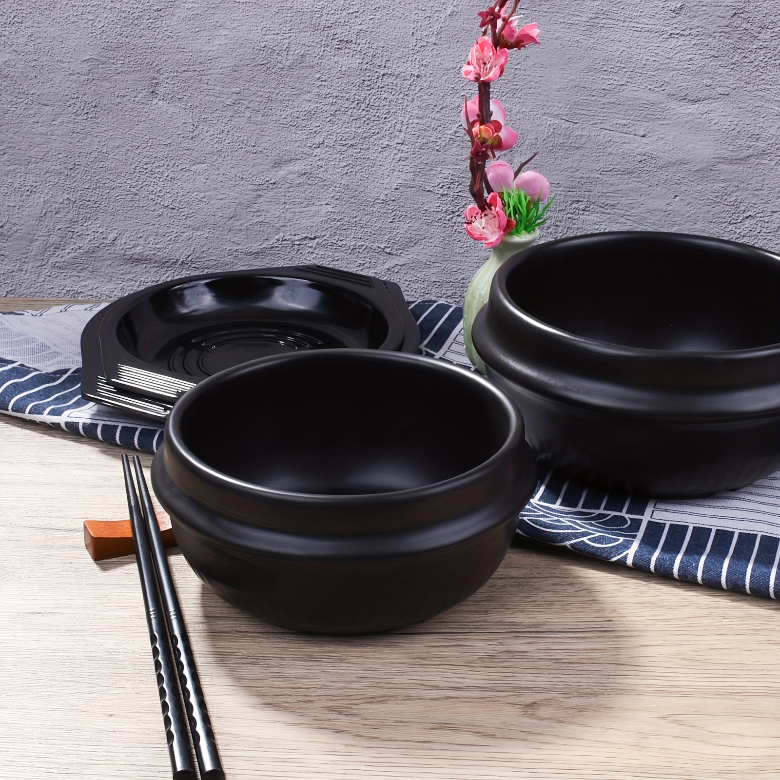 Stone Pot Casserole Korean Style Bibimbap Special Stone Pot - Temu