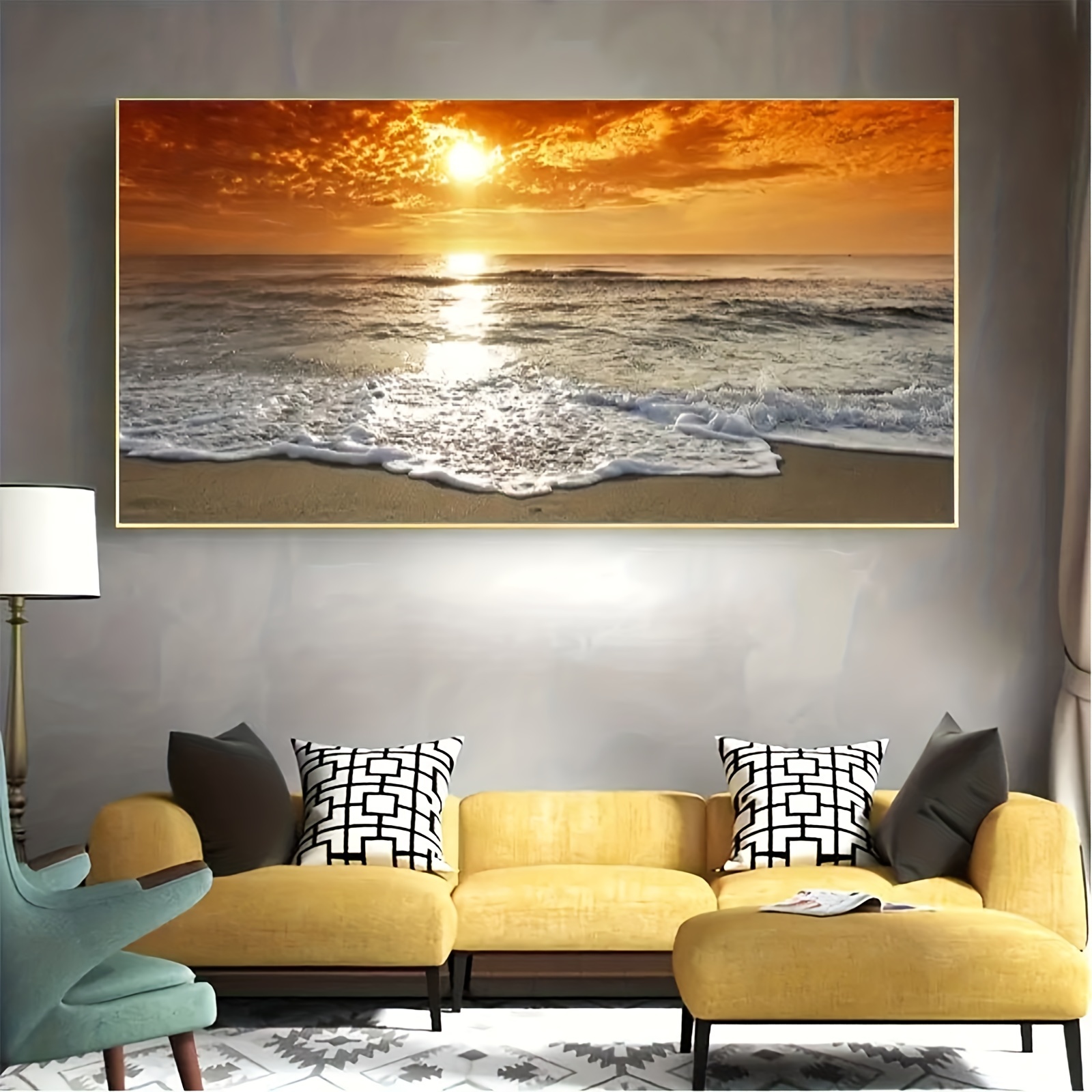 Sunrise Diamond Painting Kits 5d Diamond Art Kits Adults - Temu