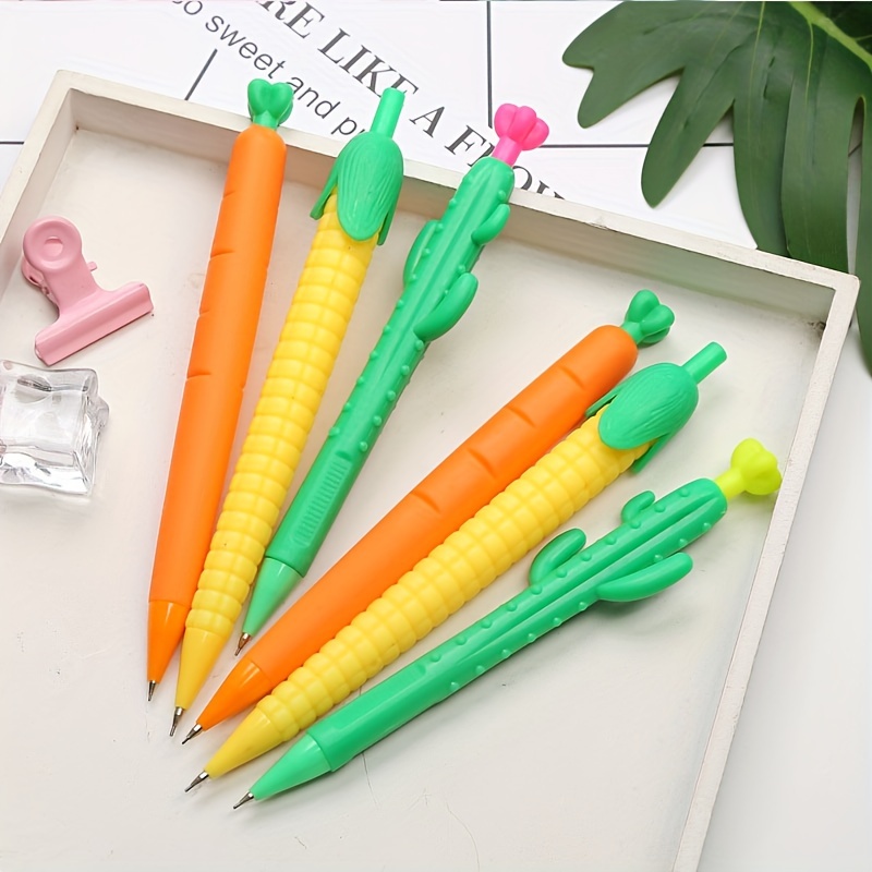 silicone carrot pencil case and 0.5mm