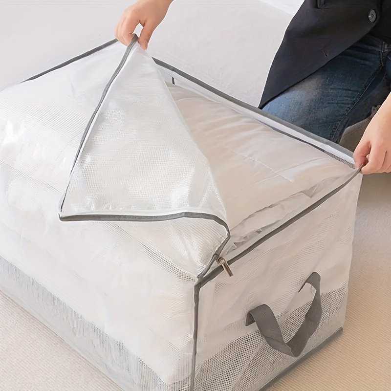 Transparent Pvc Quilt Storage Bag Clear Bedding Packaging - Temu