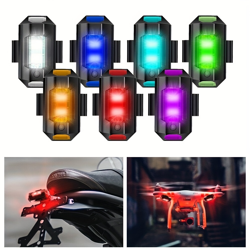 31 Lighting Models USB Charging 7 Colors LED Aircraft Strobe