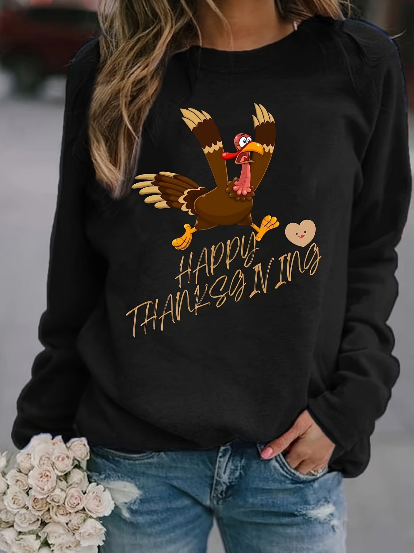 Tejiojio Thanksgiving Tshirts for Women Fall Clearance Women's