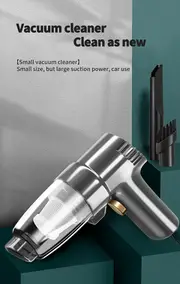 car mounted vacuum cleaner super strong high power high suction dual purpose sedan small mini handheld multi functional portable details 0