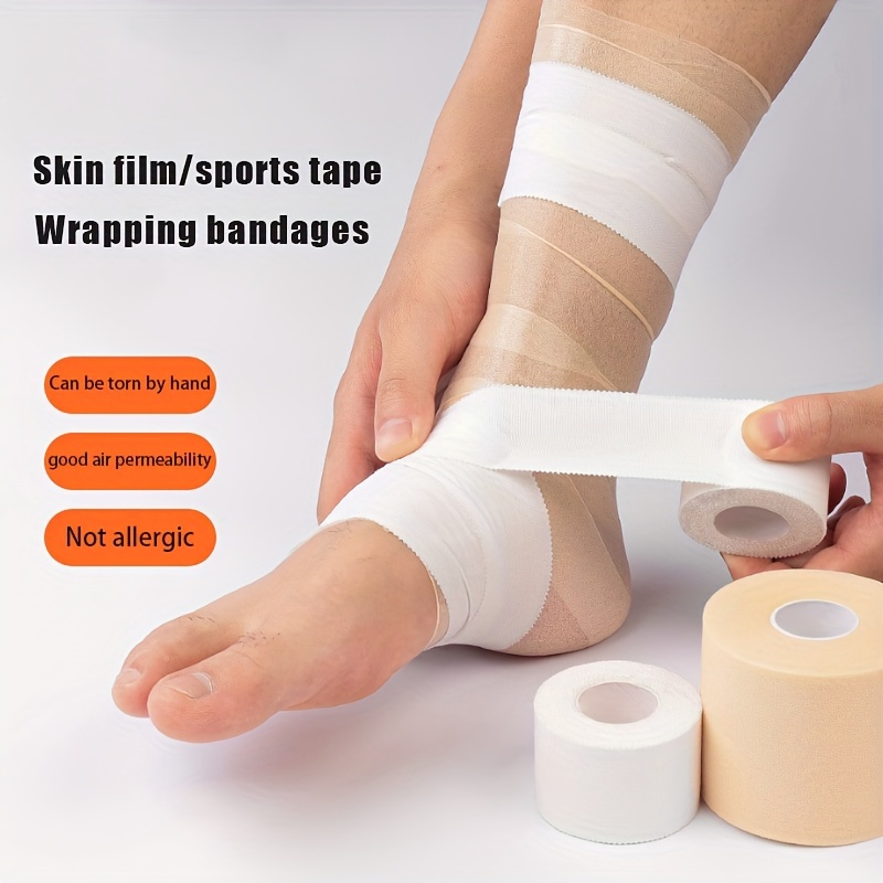 4 Rolls Adhesive Elastic Tape Bandage Tape Wrap Bandage Wrap Elastic  Bandage Self Adhesive Bandages Flexible Stretch Bandages for Sports Ankle,  Knee