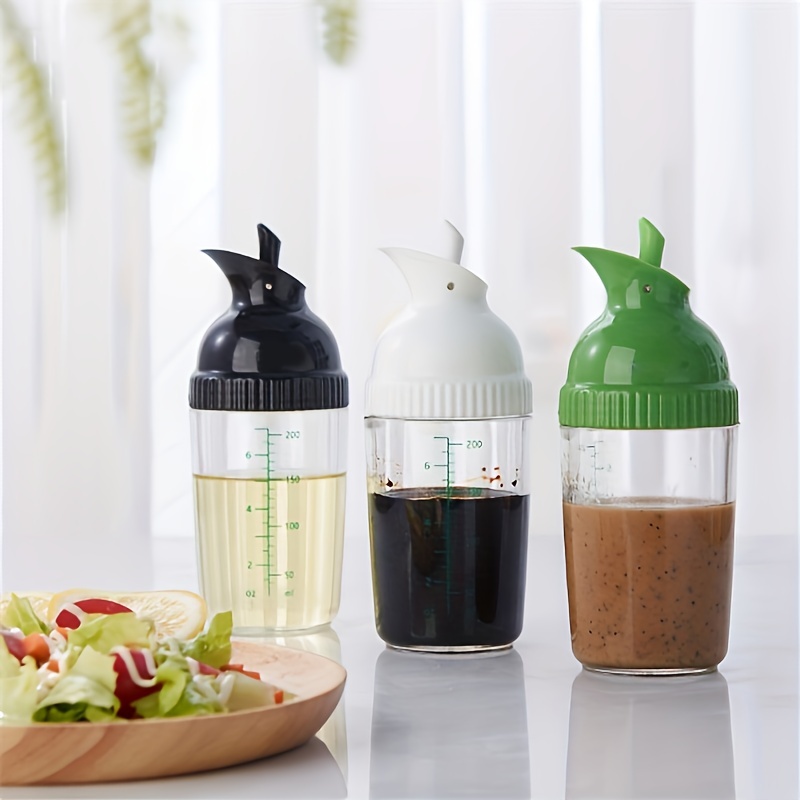 Salad Dressing Mixer Bottle, Salad Dressing Shaker, Salad Dressing Bottle  200ml Salad Dressing Shaker Salad Dressing Container (Black) - Yahoo  Shopping