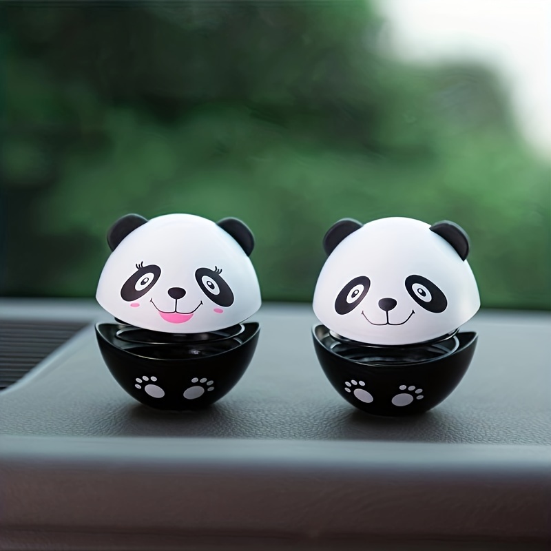 1pc/2pcs Niedliches Panda design Auto Frühling Bobble Head - Temu