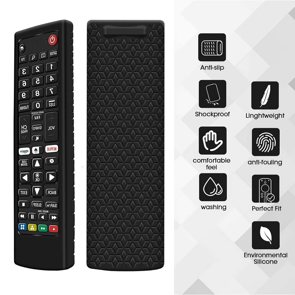Funda protectora de silicona para mando a distancia de LG Smart TV,  protector de piel para AKB75095307, AKB74915305, AKB75375604 - AliExpress
