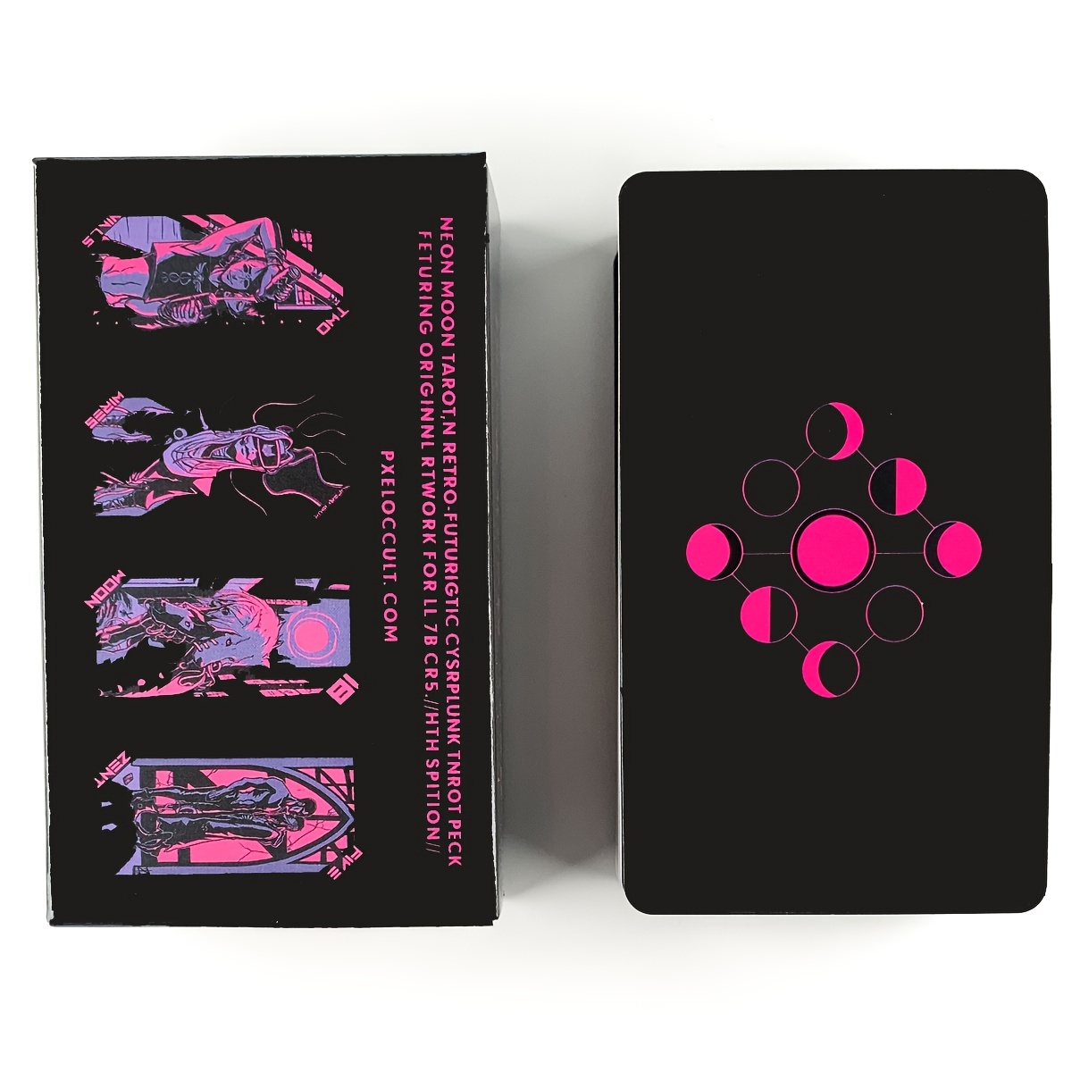 Neon Moone Tarot Card Oracle Card Entertainment Fate - Temu