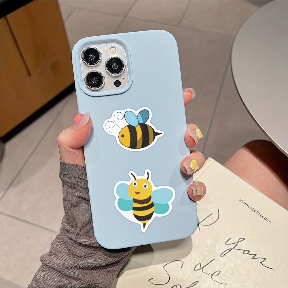 Honey Bee Stickers Cute Bee Stickers Decals Yellow Vinyl - Temu