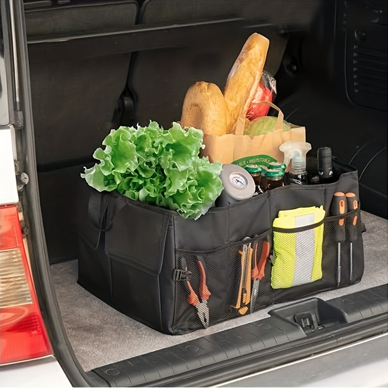 1pc Car Sundries Bag Car Storage Box Multifunctional Folding Organizing Box  Car Trunk Storage Box