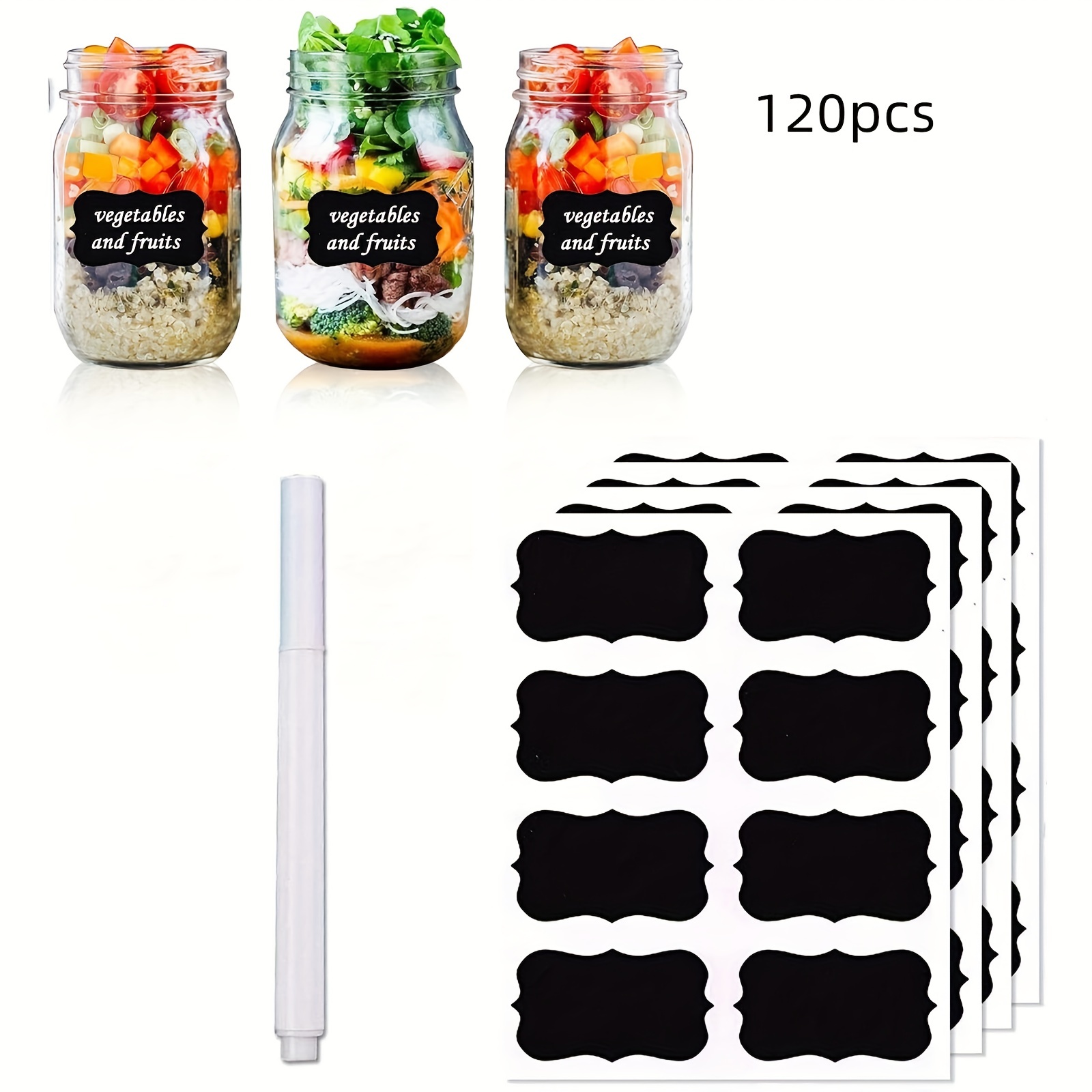 Chalkboard Labels For Jars Chalkboard Labels Stickers With - Temu