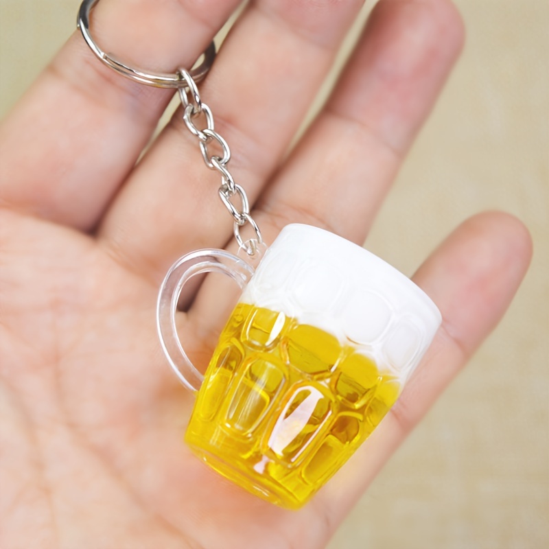 Simulated Beer Glass Champagne Glass Keychain, Creative Acrylic Beer Mug  Keychains, Simulation Mini Drink Keyring For Men Women, Cute Aesthetic  Stuff, Weird Stuff, Cool Stuff - Temu