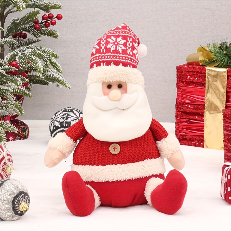 Cute Christmas Doll Santa Claus Doll Christmas Atmosphere Good Things  Christmas Snowman