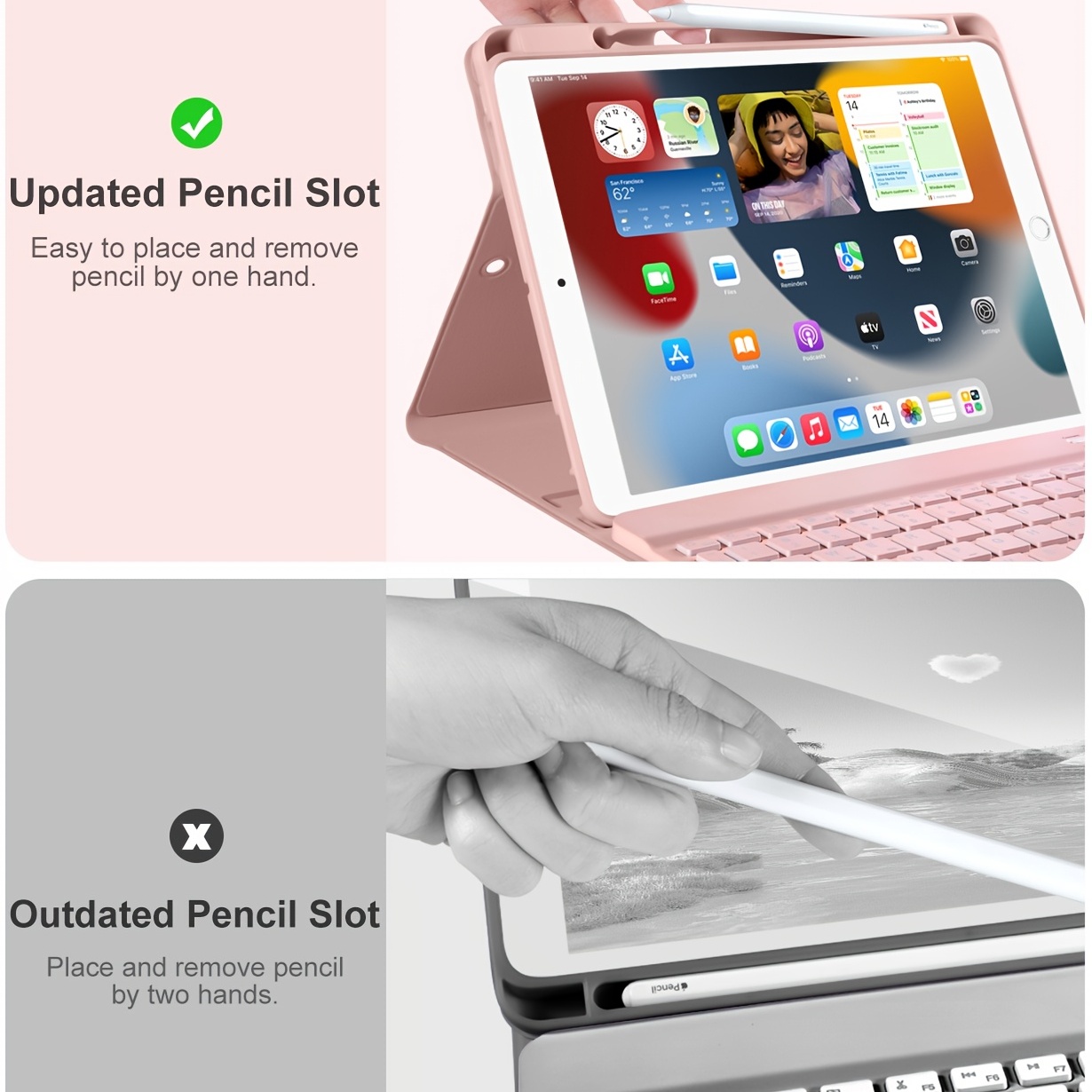 Keyboard Case For Ipad 9th Generation /8th Gen/7th Gen - Backlit