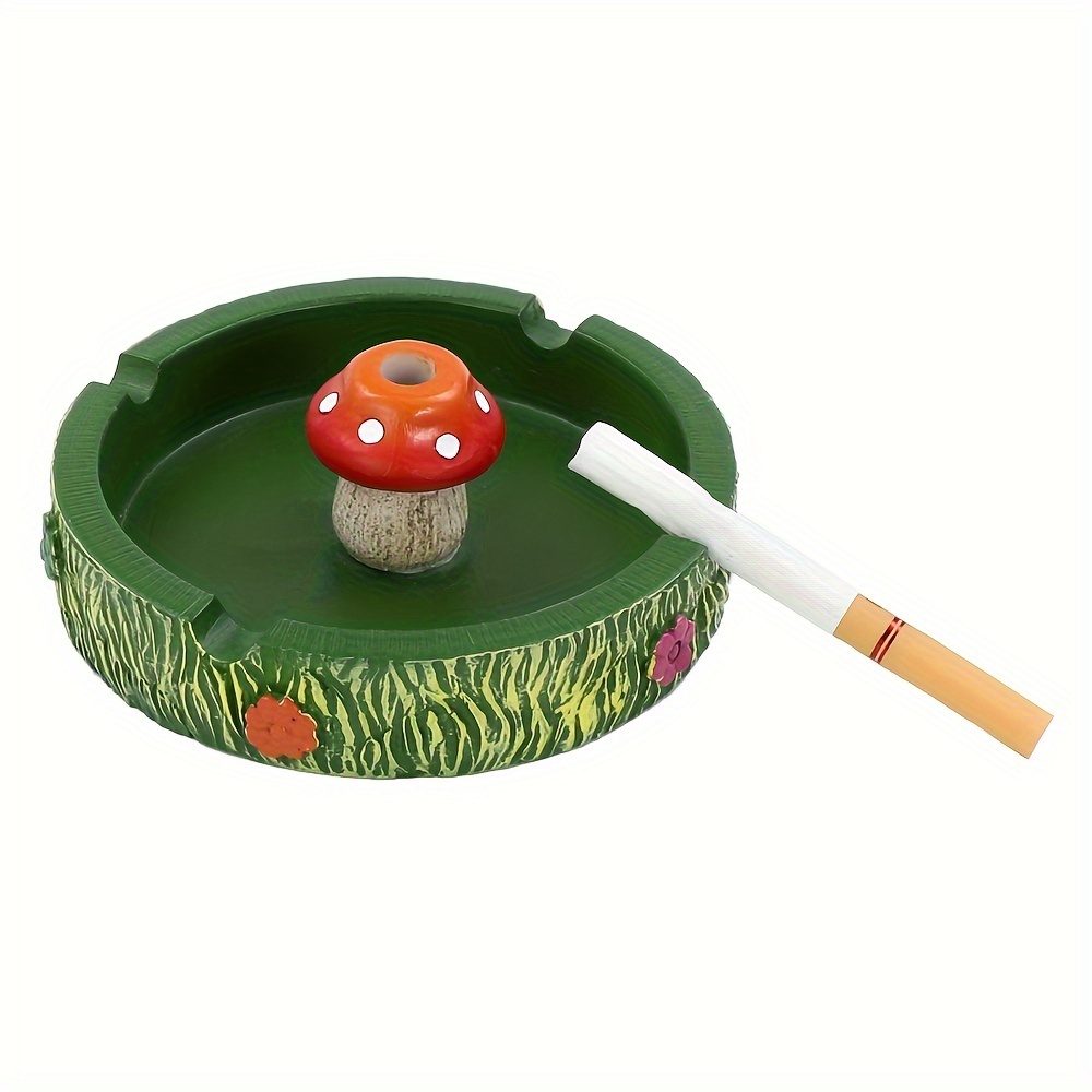 personalized ashtray, 1pc personalized ashtray mushroom ashtray household decorative astray ashtrays for home hotel bar office fancy gift for men women christmas gifts halloween gifts details 3