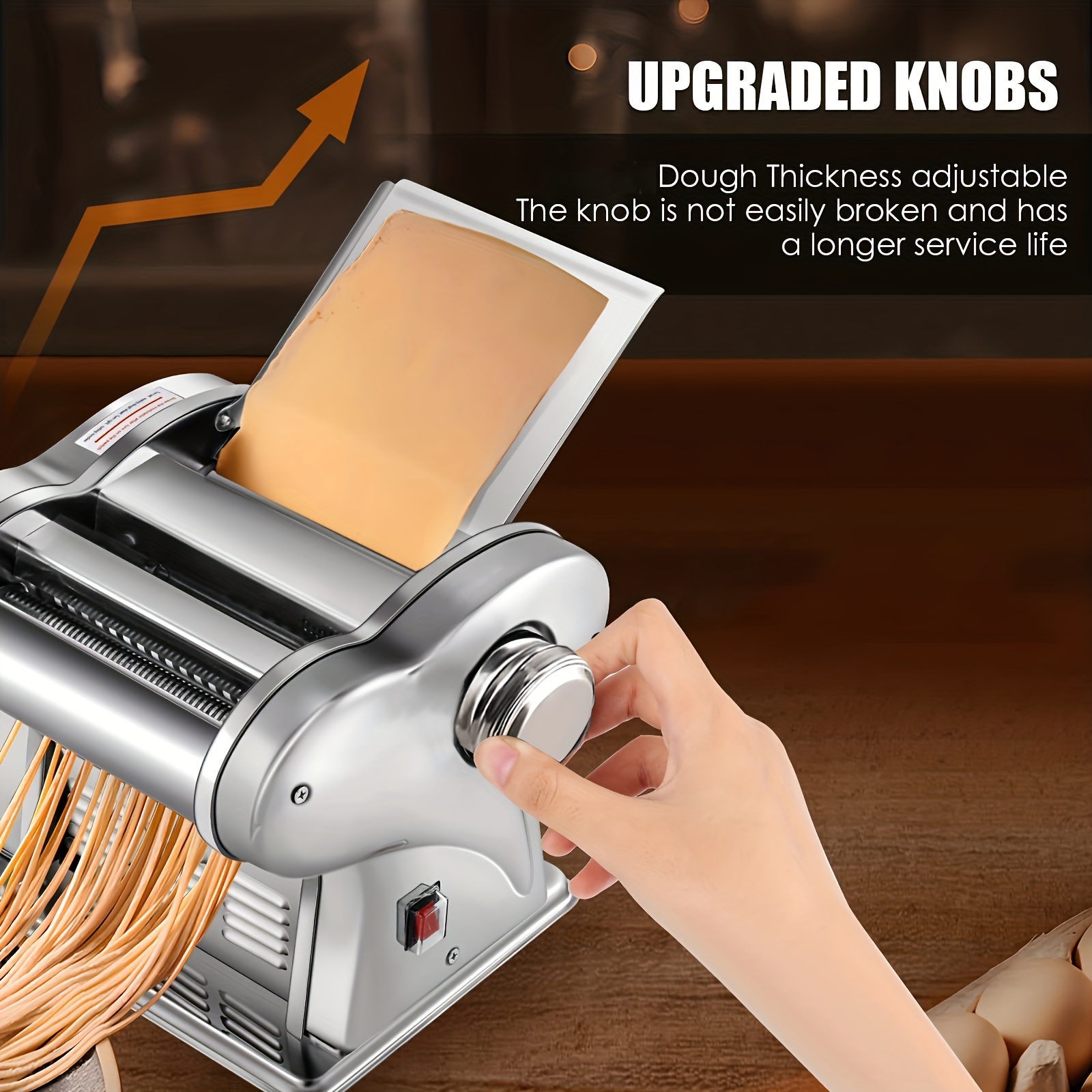Home Kitchen Stainless Steel Pasta Maker Noodle Making Dough